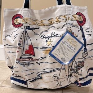 Brighton “Beachy Keen Boardwalk” Tote. NWT